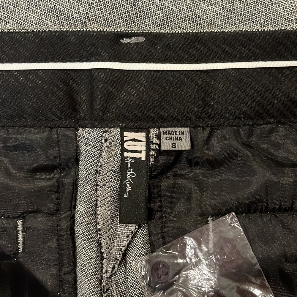 New with tags Kut from the Kloth Katherine gray ankle pants Sz 8 - Picture 8 of 9